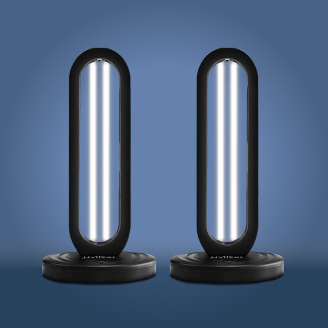 Paquet de 2 - UVO254™ Lampe de désinfection domestique alimentée